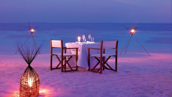 Beach Candle Lit Dinner